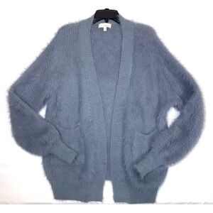 Beautiful Smokey Blue Soft Cardigan Sweater S/M